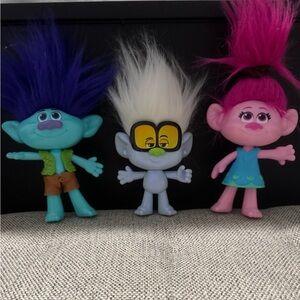 Trolls Dolls DreamWorks World Tour Colorful Toy Set
